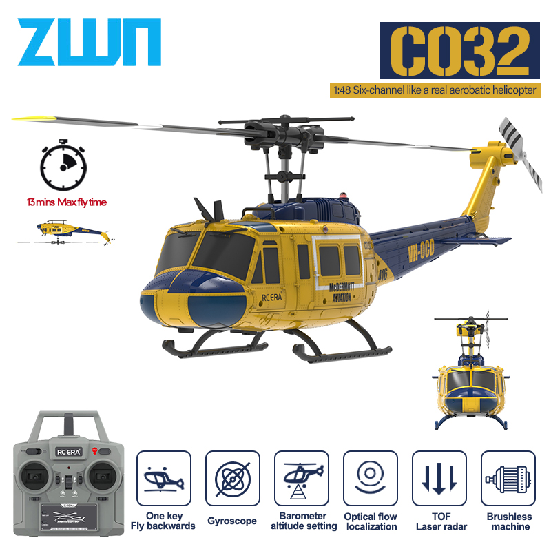 Rc Helicopter Gyro - C032 RC ヘリコプター 2.4 グラム 6-Aixs