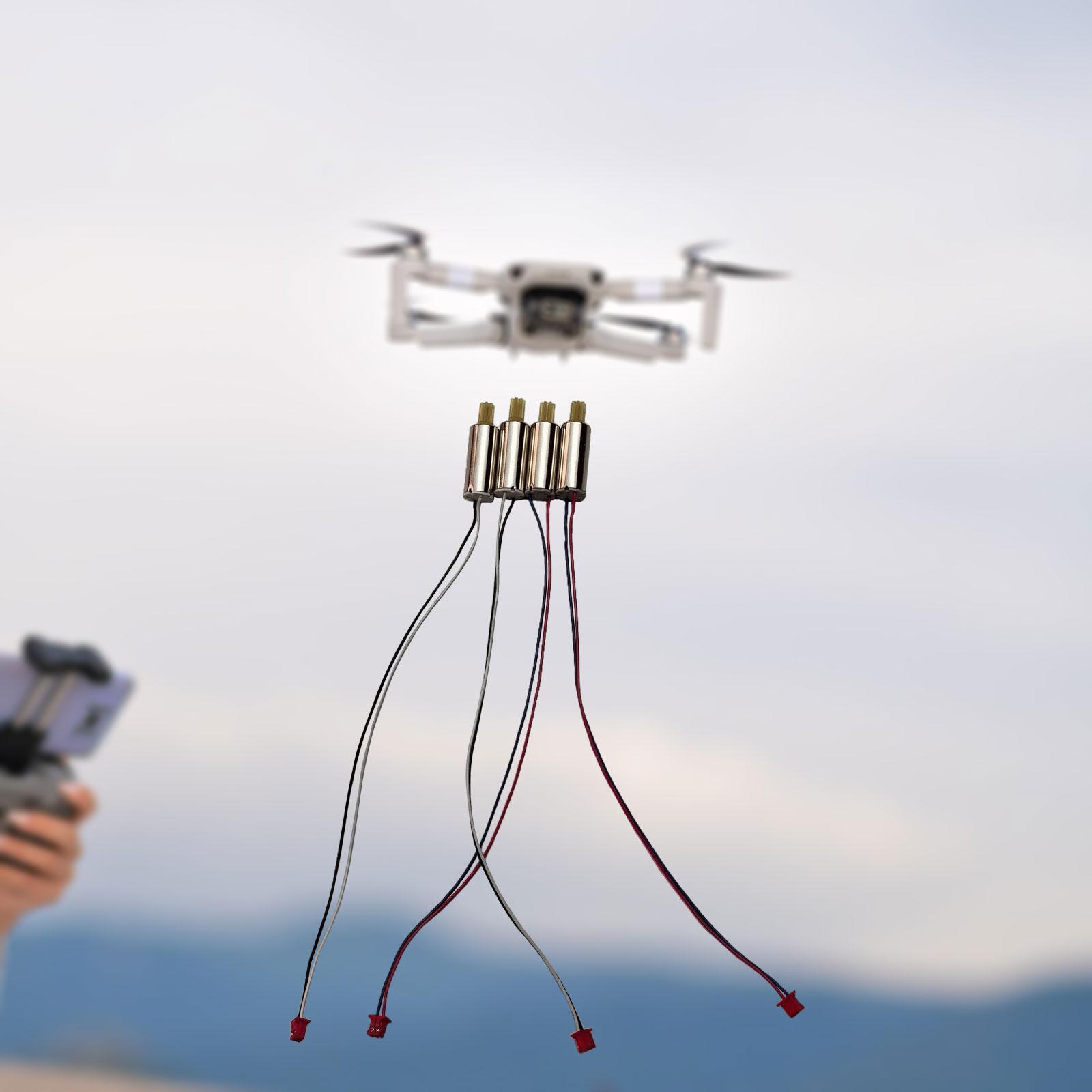 Rc Helicopter Coaxial - 4個入りRCドローンモーターコンポーネント、E88Pro、E88、DIY用RCドローンスペアパーツ