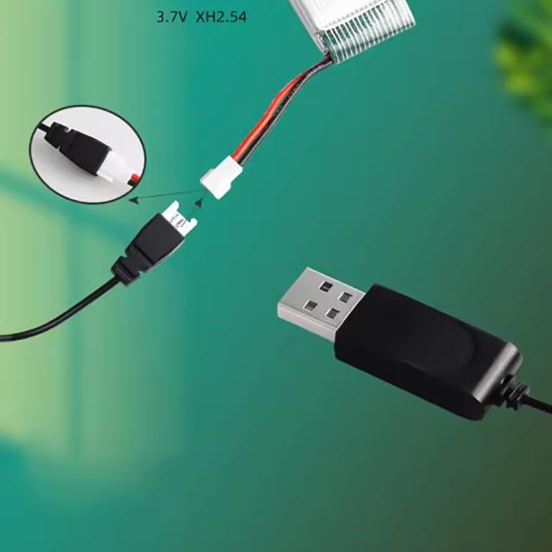 3.7VリチウムポリマーバッテリーUSB充電器、RCドローン - Rc Helicopter Charger のレビューと価格