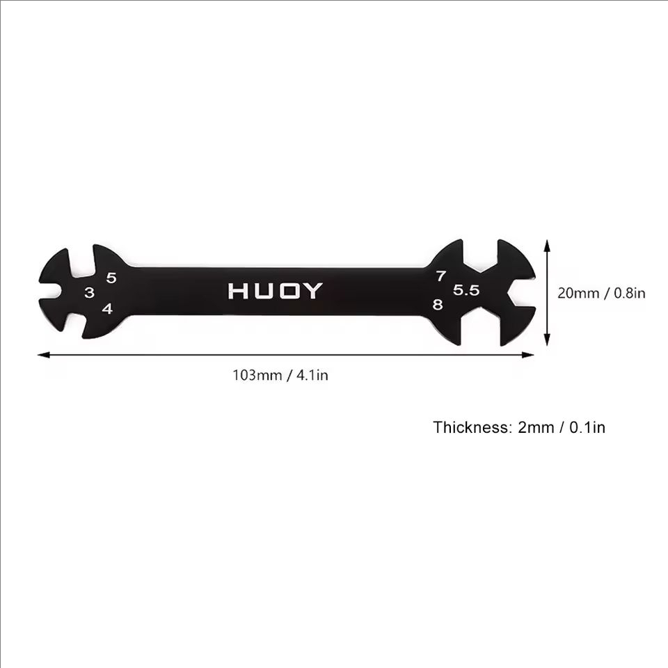 6-in-1 六角レンチセット 3/4/5/5.5/7/8m - Rc Helicopter Tool Kit のレビューと価格