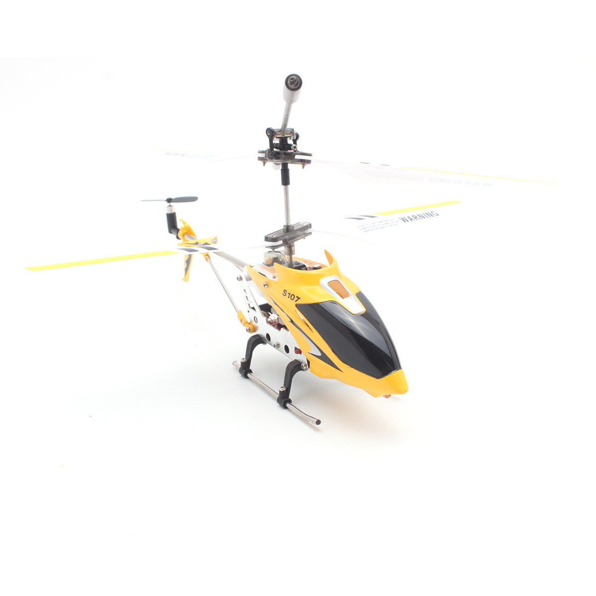 S107g ミニRCヘリコプター。3チャンネル、赤外線、黄色 - Rc Helicopter Gyro のレビューと価格