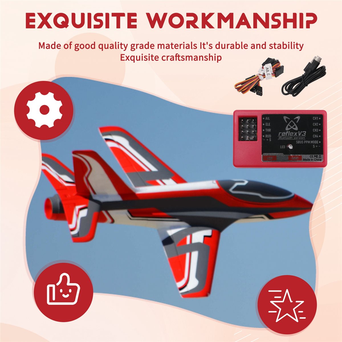 goodede FMS Reflex V3 フライトコントロ - Rc Helicopter Gyro のレビューと価格